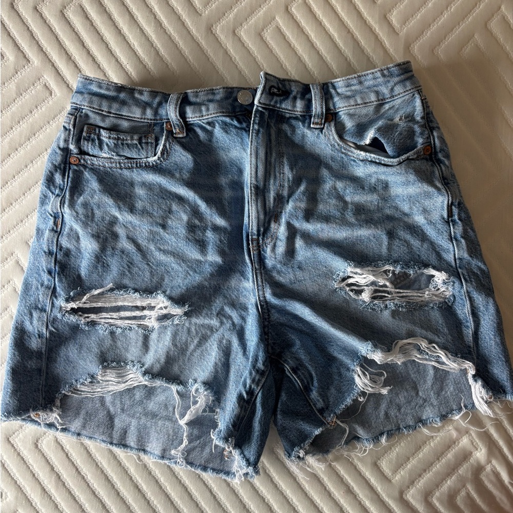 Stylish Blue Denim Men's Shorts